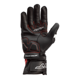 RST Pilot CE Mens Leather Motorcycle Gloves Black Red