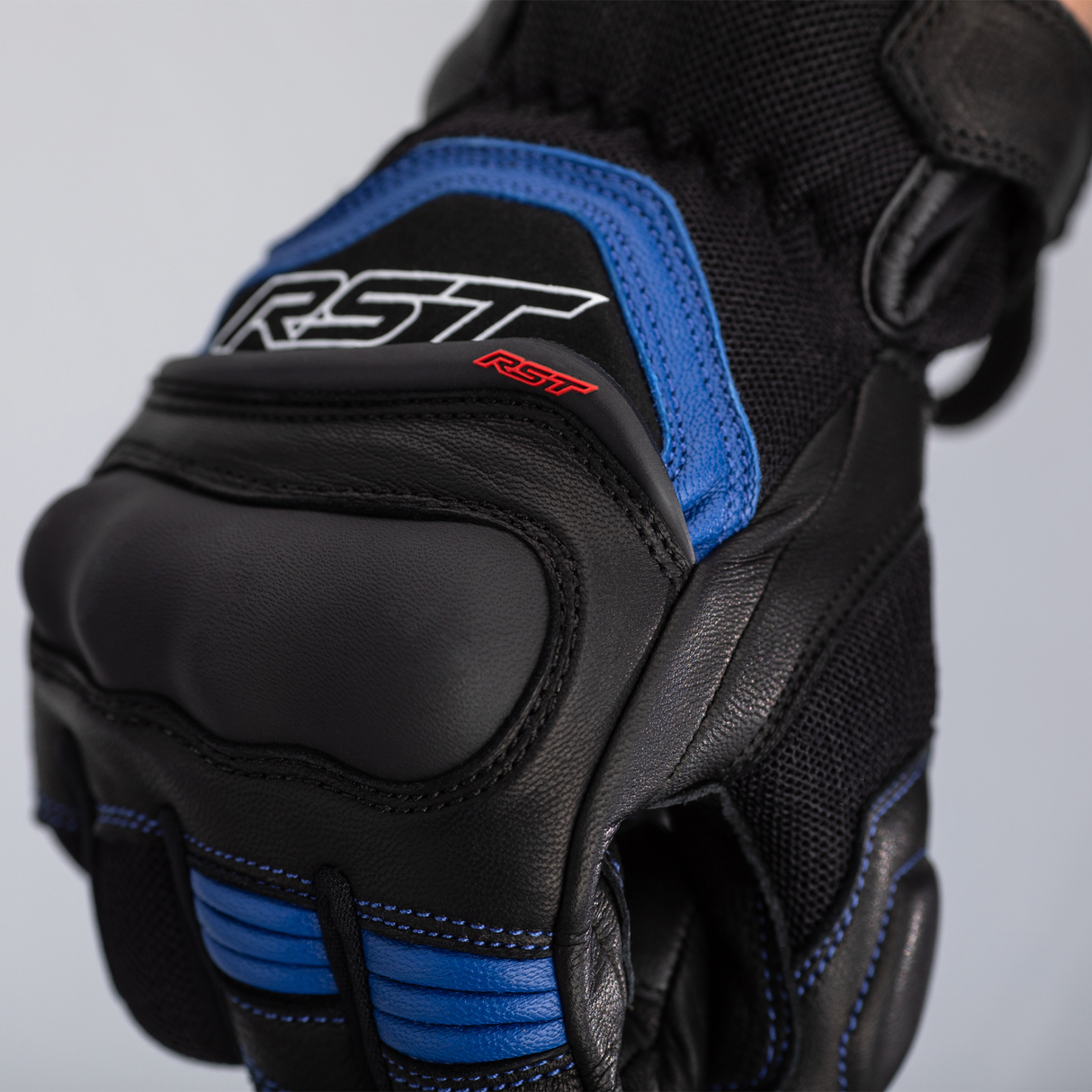 RST Urban Air 3 Mesh CE Mens Motorcycle Gloves - Black & Blue