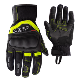 RST Urban Air 3 Mesh CE Mens Motorcycle Gloves - Black & Yellow