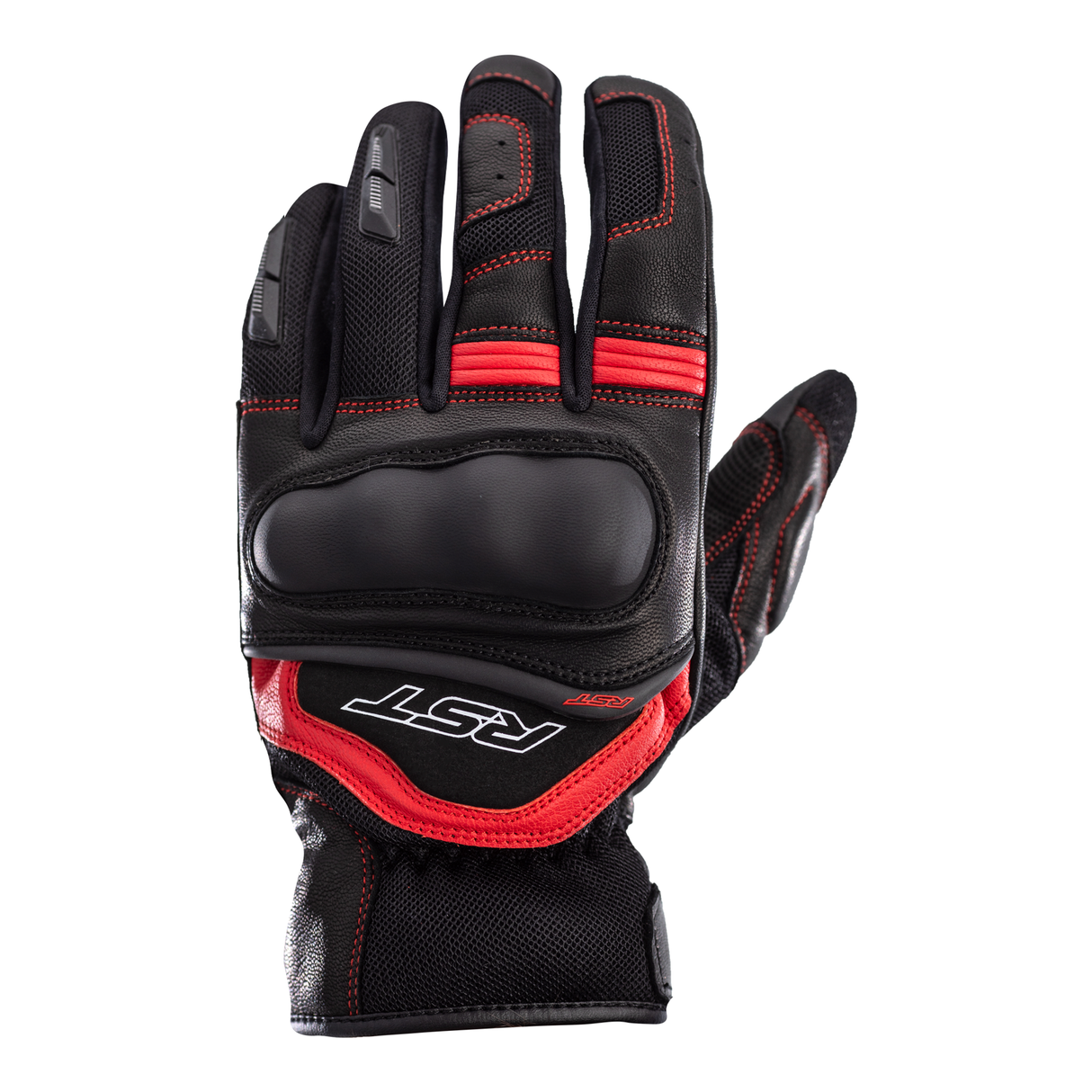 RST Urban Air 3 Mesh CE Mens Motorcycle Gloves - Black & Red