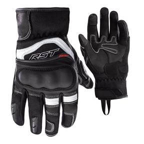 RST Urban Air 3 Mesh CE Mens Motorcycle Gloves - Black & White
