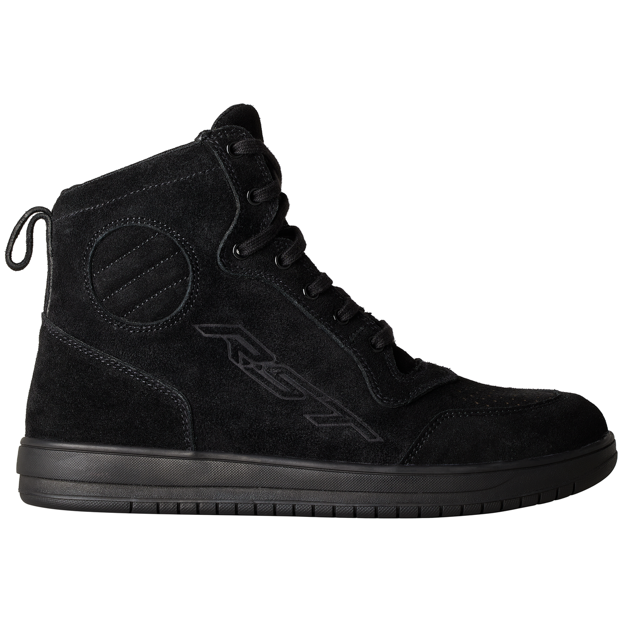 RST HiTop Moto Sneaker Mens CE Motorcycle Boots - Black Suede