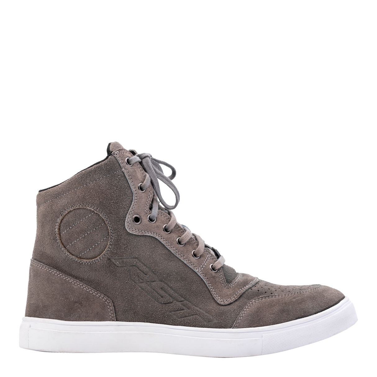 RST HiTop Moto Sneaker Mens CE Motorcycle Boots - Grey Suede