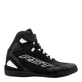 RST Sabre Moto Shoe Mens CE Motorcycle Boots - Black/White
