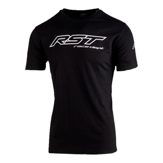 RST Race Dept Logo Mens T-Shirt - Black/White