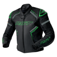 RST S1 D3O Motorcycle Leather Jacket - Green