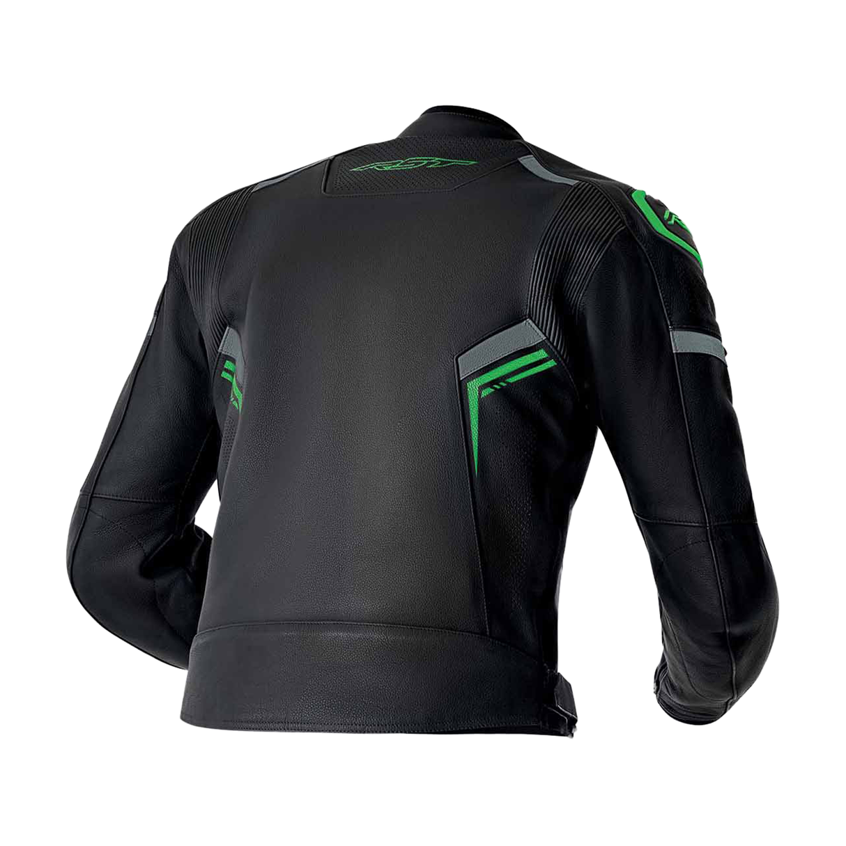 RST S1 D3O Motorcycle Leather Jacket - Green