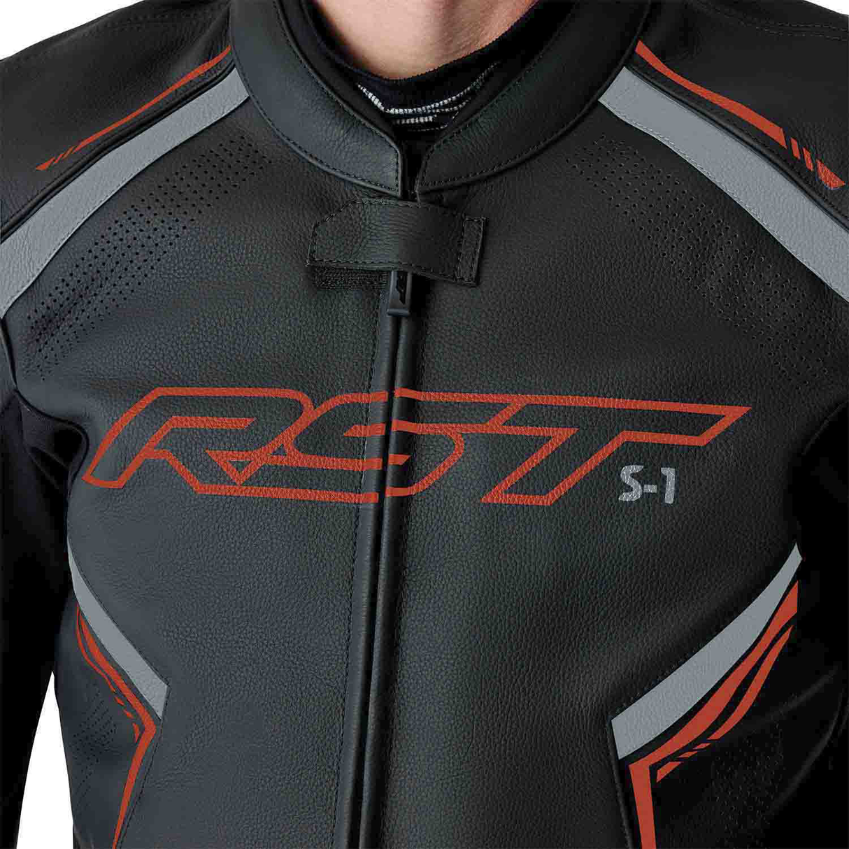 RST S1 D3O Motorcycle Leather Jacket - Red