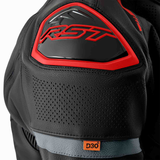 RST S1 D3O Motorcycle Leather Jacket - Red