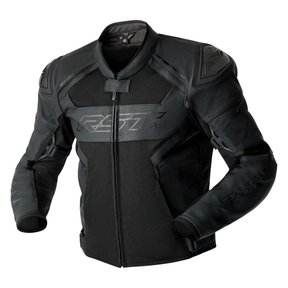 RST S1 Mesh D3O Motorcycle Leather Jacket - Black
