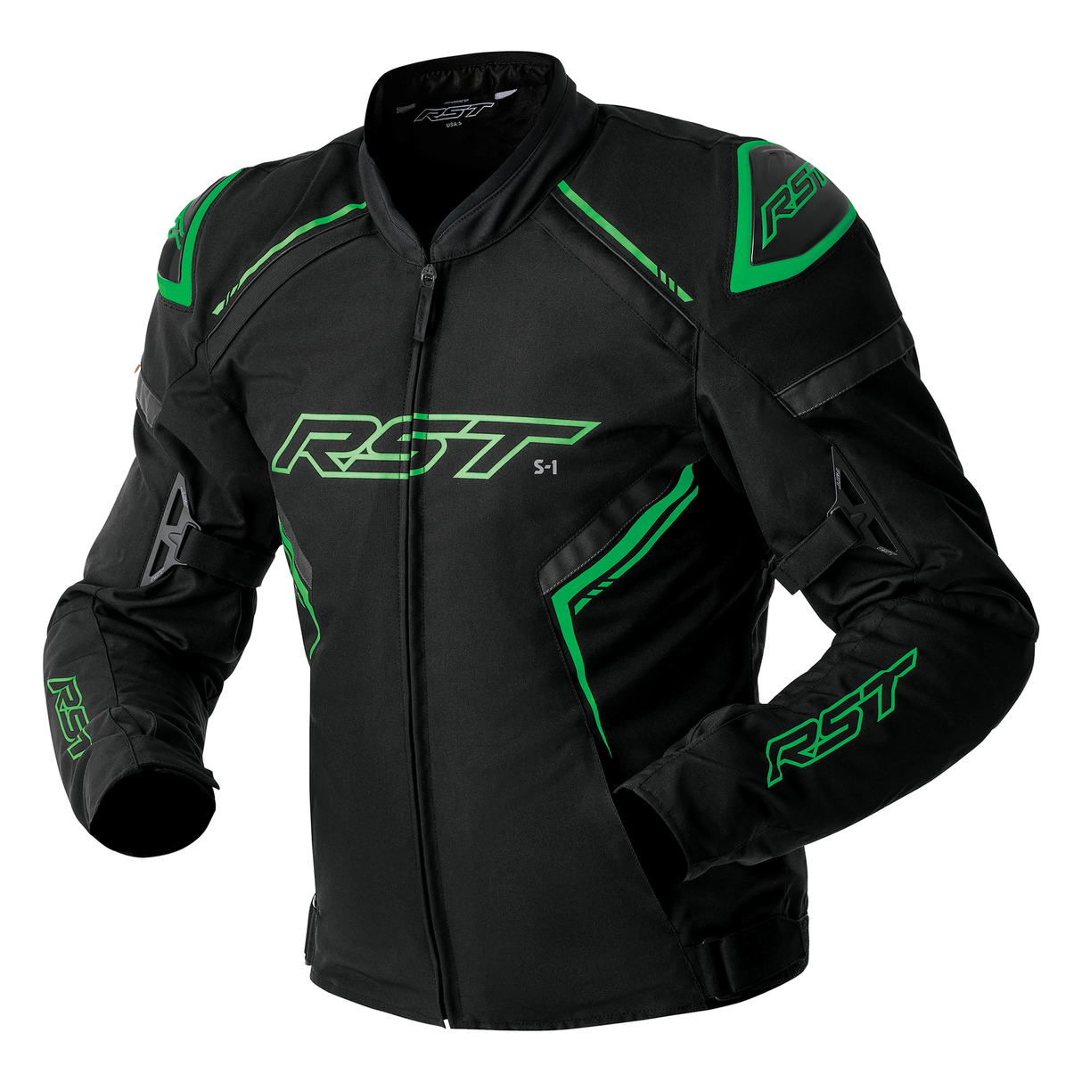 RST S1 D3O Motorcycle Textile Jacket - Green