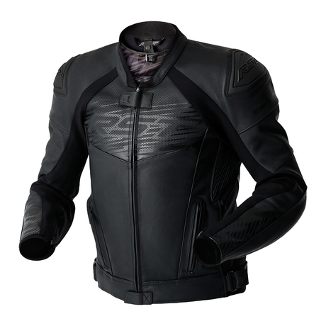 RST Tractech Evo D3O Motorcycle Leather Jacket Black