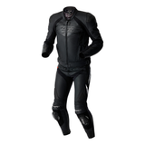 RST Tractech Evo D3O Motorcycle Leather Jacket - Black
