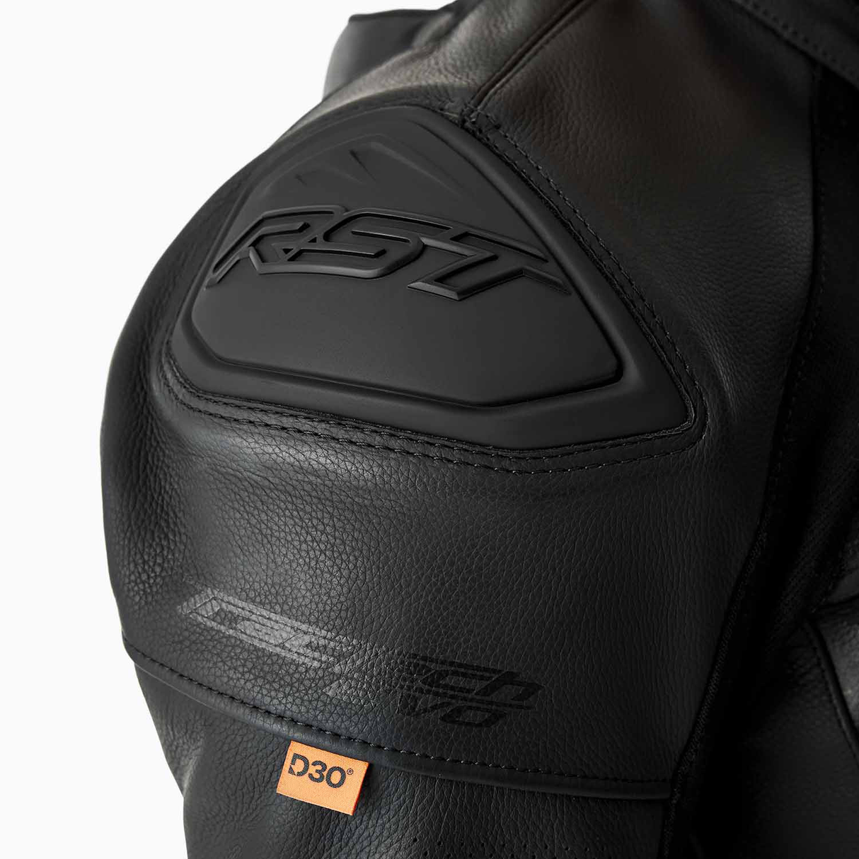 RST Tractech Evo D3O Motorcycle Leather Jacket - Black