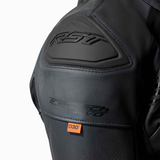 RST Tractech Evo D3O Motorcycle Leather Jacket - Black