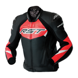 RST Tractech Evo D3O Motorcycle Leather Jacket - Red