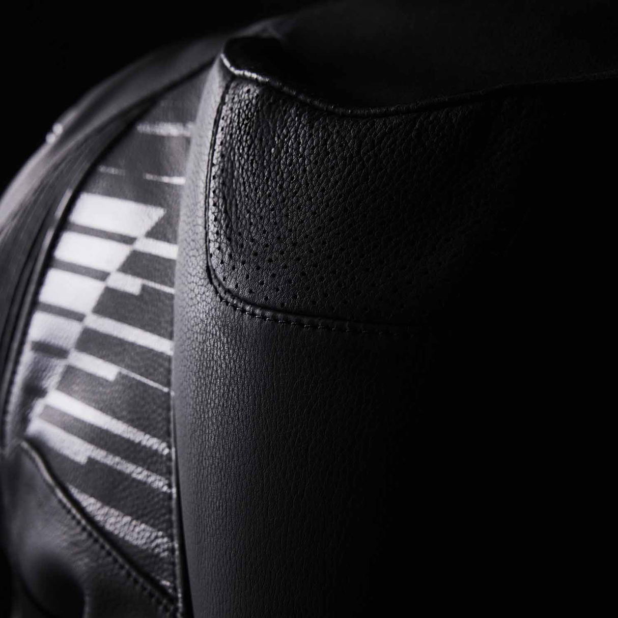 RST Tractech Evo D3O Motorcycle Leather Jacket - Black & White