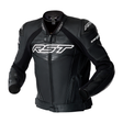 RST Tractech Evo D3O Motorcycle Leather Jacket - Black & White