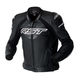 RST Tractech Evo D3O Motorcycle Leather Jacket - Black & White