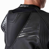 RST Tractech Evo D3O Motorcycle Leather Jacket - Black & White