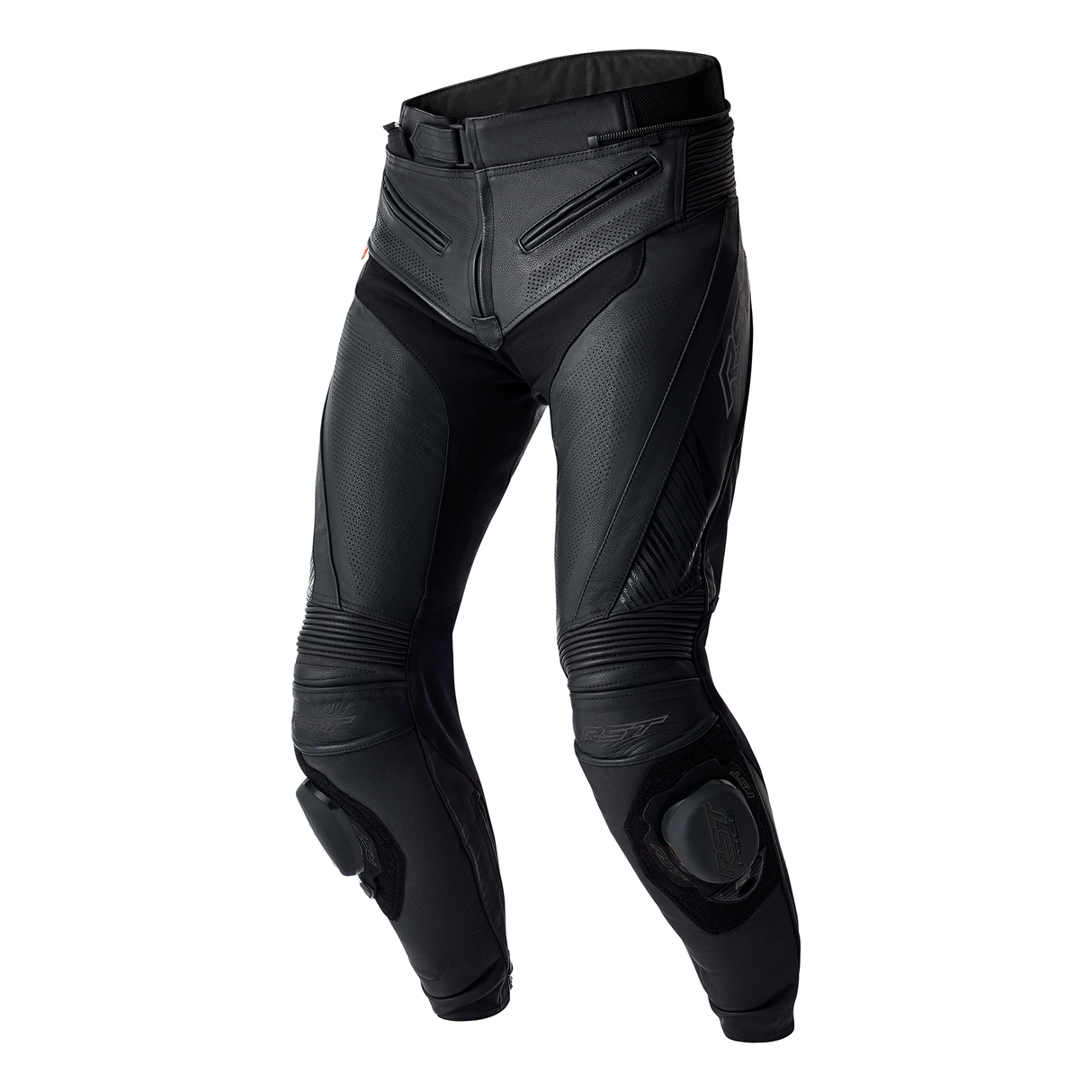 RST Tractech Evo D3O Motorcycle Leather Pants Black