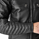 RST Roadster Air D3O Motorcycle Leather Jacket - Black
