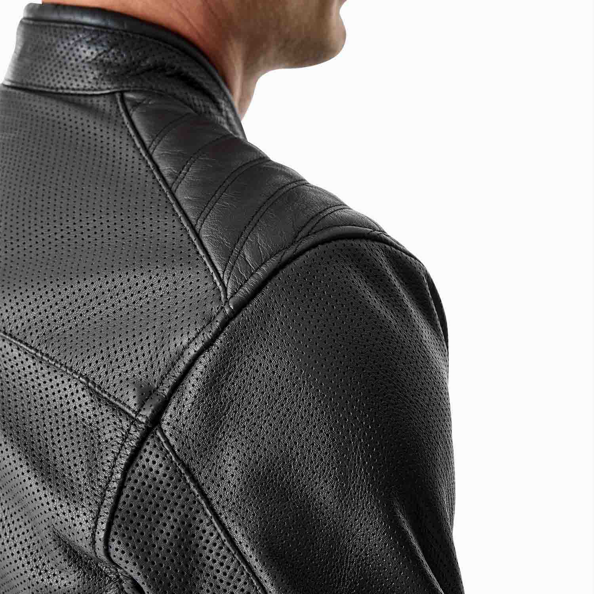 RST Roadster Air D3O Motorcycle Leather Jacket - Black