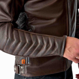 RST Roadster Air D3O Motorcycle Leather Jacket - Brown