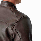RST Roadster Air D3O Motorcycle Leather Jacket - Brown