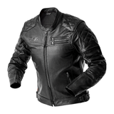 RST Hillberry D3O Motorcycle Leather Jacket - Black