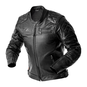 RST Hillberry D3O Motorcycle Leather Jacket - Black