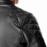 RST Hillberry D3O Motorcycle Leather Jacket - Black