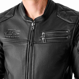 RST Hillberry D3O Motorcycle Leather Jacket - Black