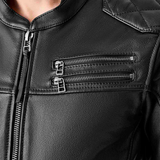 RST Hillberry D3O Motorcycle Leather Jacket - Black