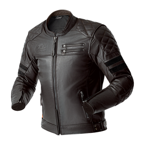 RST Hillberry D3O Motorcycle Leather Jacket - Brown