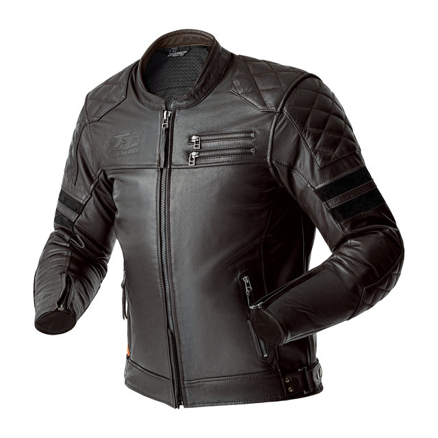 RST Hillberry D3O Motorcycle Leather Jacket - Brown