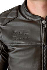 RST Hillberry D3O Motorcycle Leather Jacket - Brown
