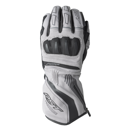 RST Vega Waterproof Motorcycle Gloves Silver Grey