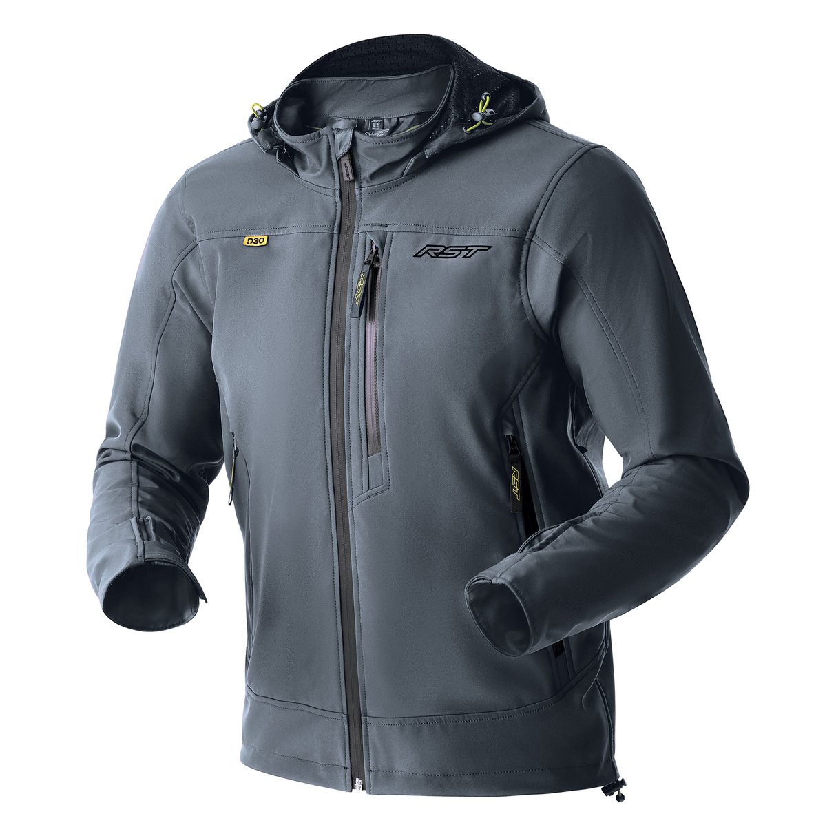 RST Havoc D3O Mens Textile Armoured Hoodie Jacket - Grey