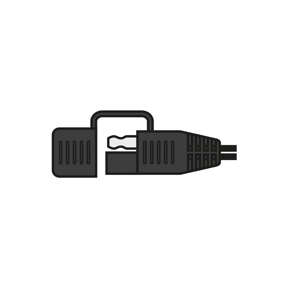 Oxford EL108 Battery Charger 3 Metre Extension Lead SAE to SAE Connector Motorbike Motorcycle