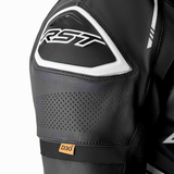 RST S1 D3O CE One Piece Motorcycle Leather Suit Black / Black / White