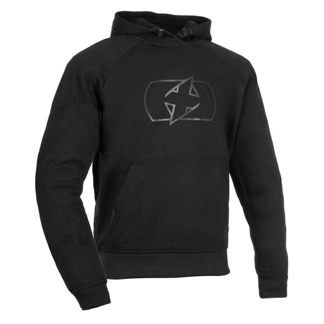 Oxford Armourlite AA Pullon Motorcycle Armoured Mens Hoodie Black