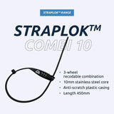 Squire STRAPLOK Combi 10 Bike Ultra Lightweight Lock 10mm Stainless Steel