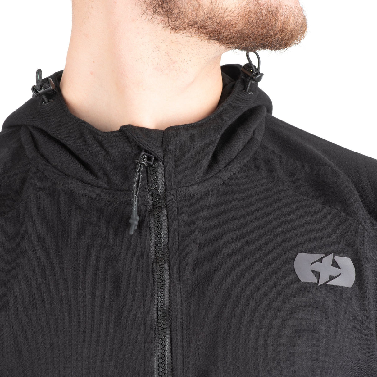 Oxford Armourlite AA Lockon Motorcycle Armoured Mens Hoodie Black