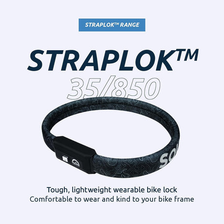 Squire Straplok 35/850 Wearable Motorcycle Bike Strap Security Lock 850mm