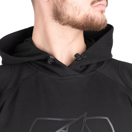 Oxford Armourlite AA Pullon Motorcycle Armoured Mens Hoodie Black