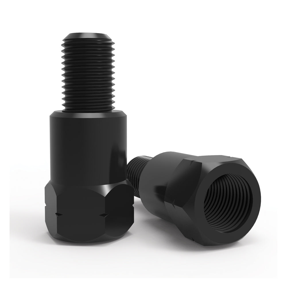 Oxford OX579 Motorcycle Mirror Adaptors - Pair of M10 Female to M8 Male