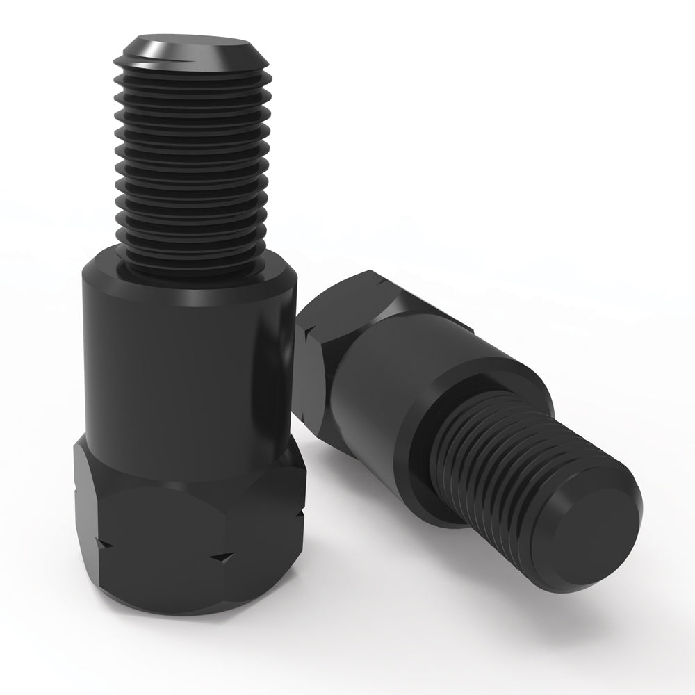 Oxford OX581 Motorcycle Mirror Adaptors - M10 to M10 Reverse & M10 to M10