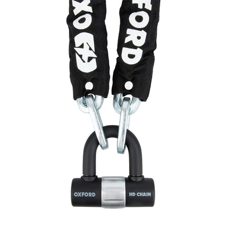 Oxford HD Motorcycle 9.3mm Chain & Padlock Disc Lock Security