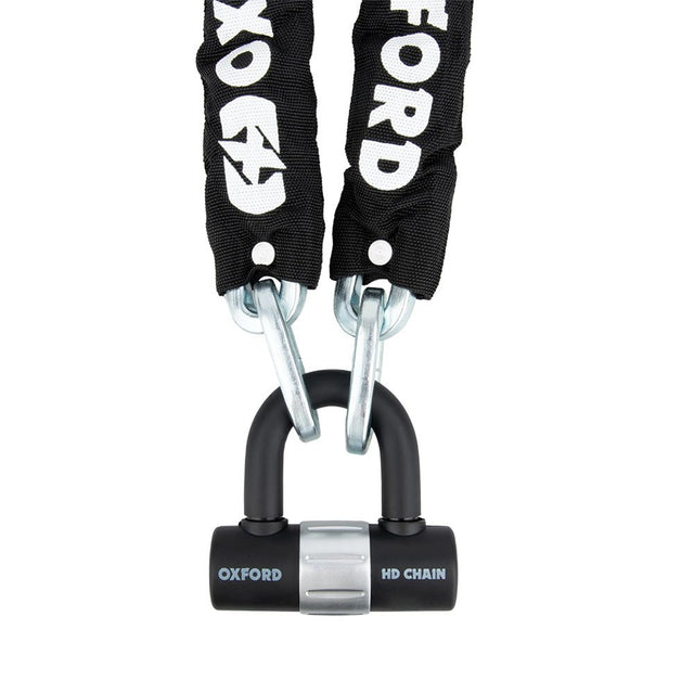 Oxford HD Motorcycle 9.3mm Chain & Padlock Disc Lock Security